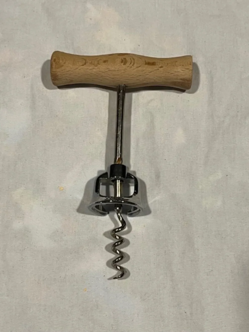 Bell Spiral Corkscrew Wood Handle Wine Cork Bottle Opener 3.5